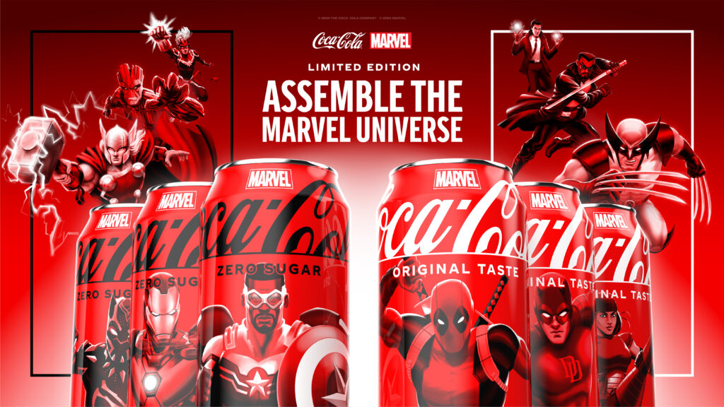 Coca-Cola and Marvel bring their brands together
